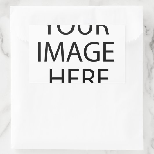 DIYテンプレートの最低販売価格空白の提供 長方形シール (バッグ)