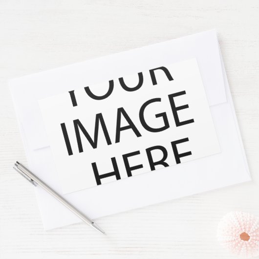 DIYテンプレートの最低販売価格空白の提供 長方形シール (封筒)