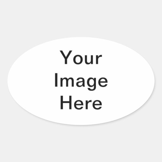 DIYテンプレート簡単の追加文字写真の一括価格 楕円形シール (正面)