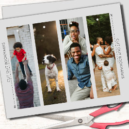 DIYテンプレート4ブックマークのフォトセット