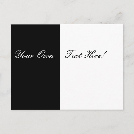 DIYテーブル番号カード ポストカード (正面)