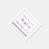 DIYデザインユー結婚ズオアズ紙ナプキンスB09 スタンダードカクテルナプキン (角)