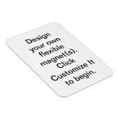 DIYデザイン独自のフレキシブルマグネット マグネット (右側)