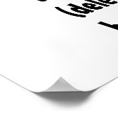 DIYデザイン独自の16 x 20または任意のサイズのポスター ポスター (角)