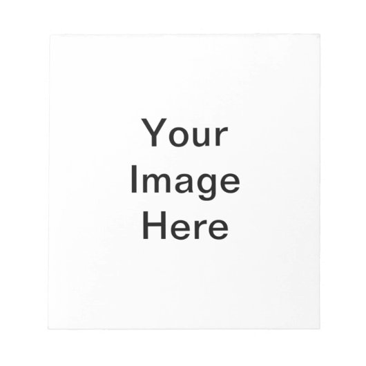 DIYデザイン自分のZazzleギフトアイテム ノートパッド (正面)