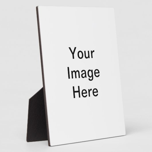 DIYデザイン自分のZazzleギフトアイテム フォトプラーク (側面)