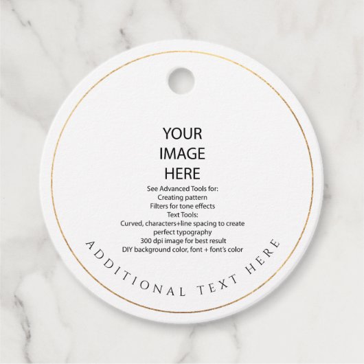 DIYハングギフトタグ フェイバータグ (正面)