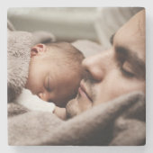 DIYパーソナライズされたカスタム ストーンコースター (正面)