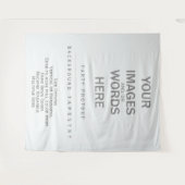 DIYパーティー写真の背景 – 88"x104" タペストリー (正面(横))