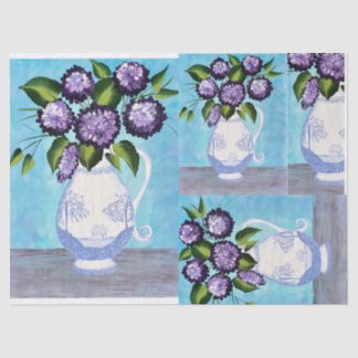 DIYビクトリアンのためのシャビーシックティッシュペーパー 薄葉紙