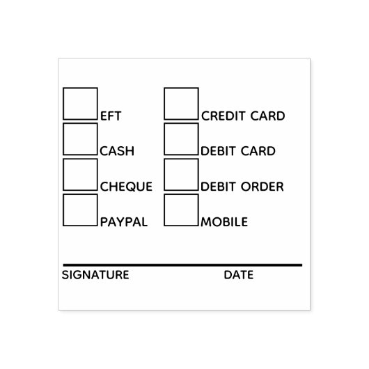 DIYビジネス銀行決済方法admin 8チェック ラバースタンプ (インプリント)