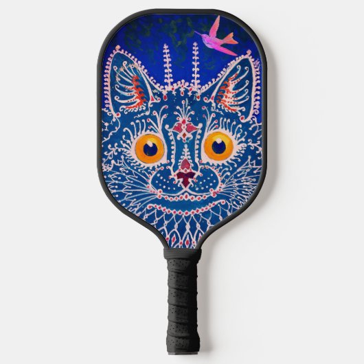 DIYピックボールパドル猫の月をテーマにした愛と ピックルボールラケット (正面)