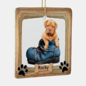 DIYファミリーペットフォト セラミックオーナメント (右)