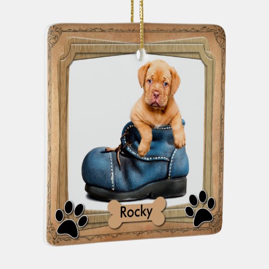 DIYファミリーペットフォト セラミックオーナメント (右)