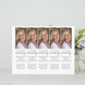 DIYフォト悔やみや弔慰葬儀祈りの言葉しおり (スタンド正面)