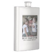 DIYフォト最高のパパは子どもの父親 フラスク (右)