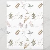 DIYフラワーシードパケットのブライダルシャワー優先 (裏面)