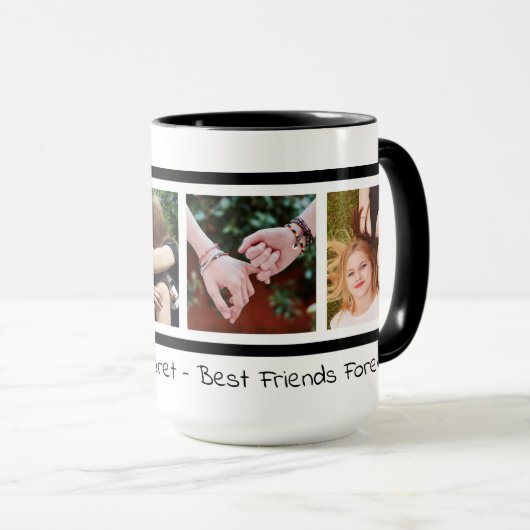 DIYフレン最高のズインスタグラム写真ズコーヒーマグ マグカップ (正面右)