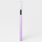 DIYブラックスクリプト名、ピンク&ラベンダーグラデーション iPhoneケース (右側)