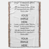 DIYブランケット/DIY背景色 スローブランケット (正面縦)