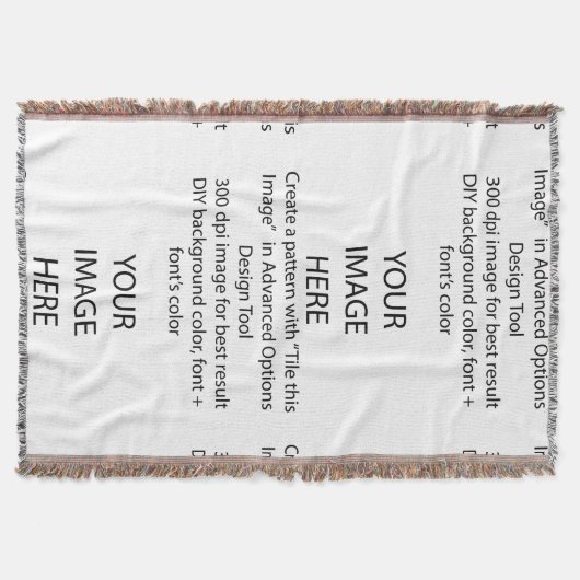 DIYブランケット/DIY背景色 スローブランケット (正面)