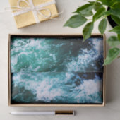 DIYプロジェクトの穏やかな海波の分離紙 薄葉紙 (ギフト)