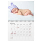 DIYベビー初年の新しい両親の写真 カレンダー (2月 2027)