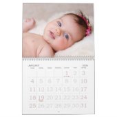DIYベビー初年の新しい親の記念写真 カレンダー (1月 2026)