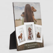 DIYペット4枚フォトコラージュプラーク フォトプラーク (側面)