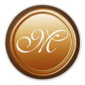 DIYボタン-モカスタマイズノグラムとアイディア セラミックノブ (正面)