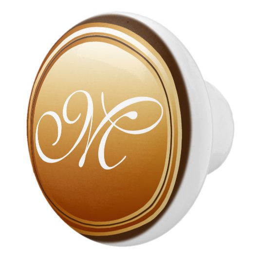 DIYボタン-モカスタマイズノグラムとアイディア セラミックノブ (右)