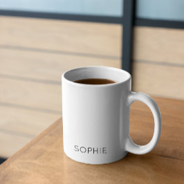 DIYマグ |カカスタムラー、文字、名前、モノグラム コーヒーマグカップ