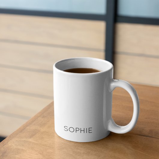 DIYマグ |カカスタムラー、文字、名前、モノグラム コーヒーマグカップ