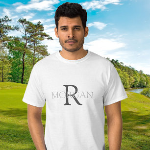 DIYモノグラム&名前，グレートレンディーとのデザイン文字 Tシャツ