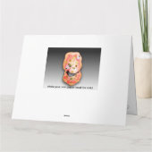 DIYモンスター紙マスクハロウィーンXLカードピザ カード (裏面)