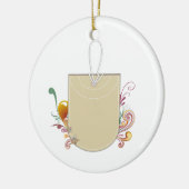 DIYユニーククリエイター向け セラミックオーナメント (左)