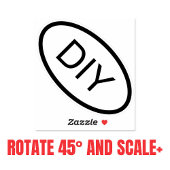 DIYユーロスタイル楕円形 シール