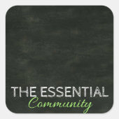 DIYラベル スクエアシール (正面)