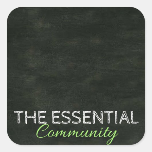 DIYラベル スクエアシール (正面)