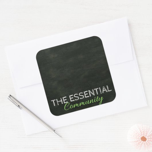 DIYラベル スクエアシール (封筒)