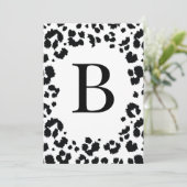 DIYワイルドレター番号バナー/バンティング招待状 招待状 (スタンド正面)