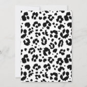 DIYワイルドレター番号バナー/バンティング招待状 招待状 (裏面)