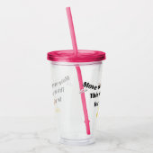 diyワインのアルコール飲料のためのコーヒー仕事上のおもしろいな移動 アクリルタンブラー (左)