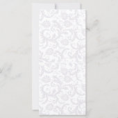 DIYヴィンテージダマスクウェディング座席表 (正面)