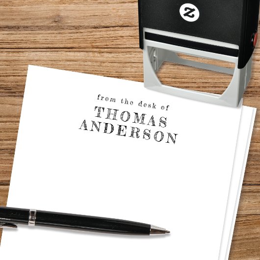 DIYヴィンテージ個人文房具の手書きスタンプ セルフインキングスタンプ