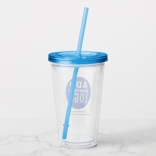 DIY会社のロゴとブランド名 アクリルタンブラー (裏面)