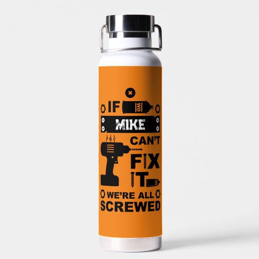 DIY修正おもしろいIt修復 ウォーターボトル (背面)