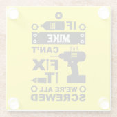 DIY修正おもしろいIt修復 ガラスコースター (裏面)