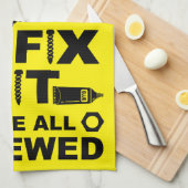 DIY修正おもしろいIt修復 キッチンタオル (四つ折り)