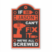 DIY修正おもしろいIt修復 シール (正面)